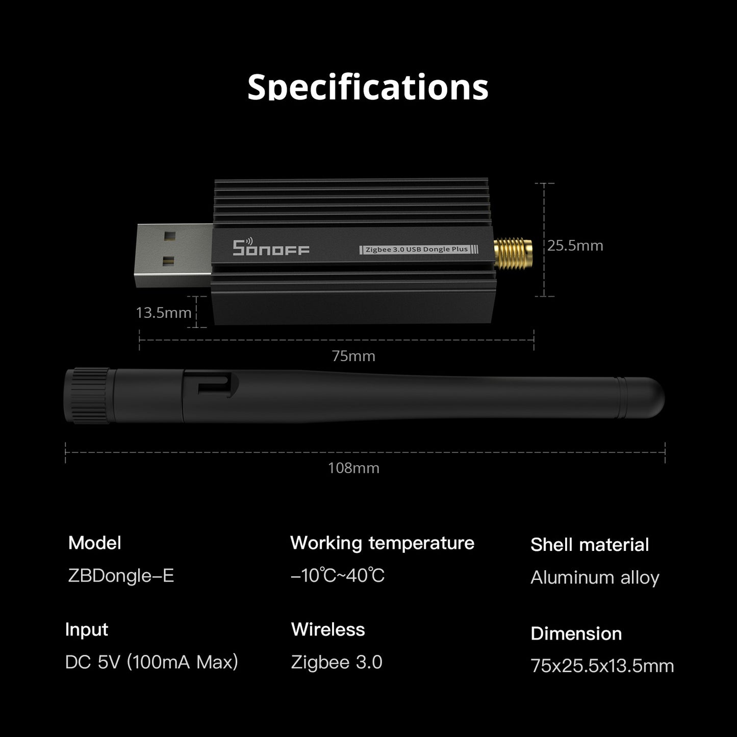 SONOFF Zigbee 3.0 USB Dongle E Plus