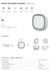 Zigbee 3.0 Infrarot-Bewegungsmelder HS1MIS