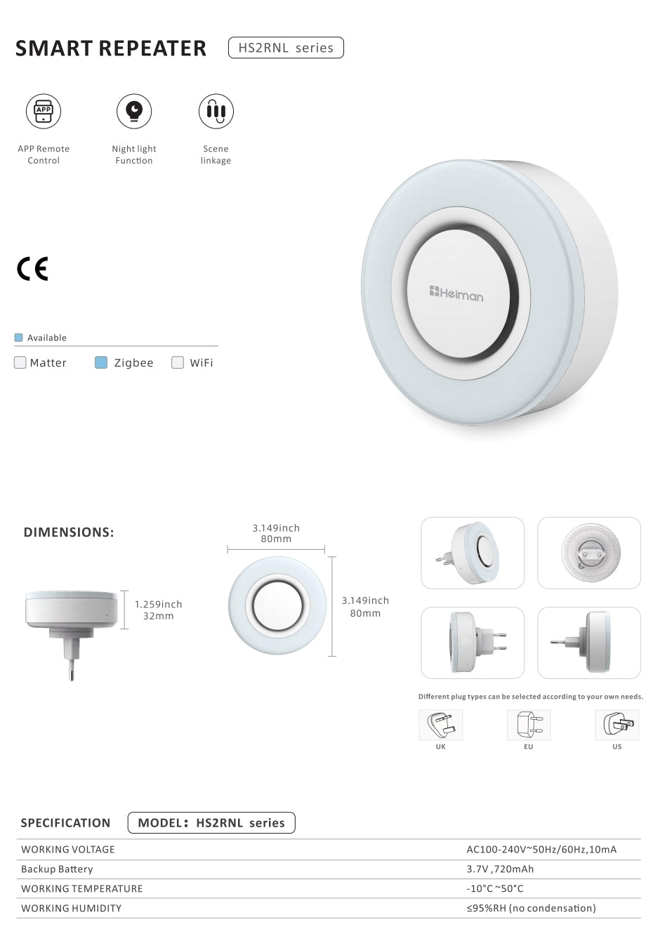 Nightlight and Zigbee Repeater - HS2RNL