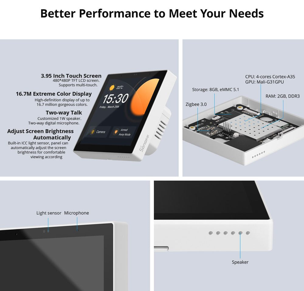SONOFF NSPanelPro Smart Home Control Panel