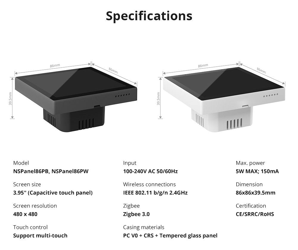 SONOFF NSPanelPro Smart Home Control Panel