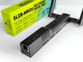 SMLIGHT SLZB-MR2U – Zigbee, Matter over Thread, Ethernet, PoE, USB, Wi-Fi Adapter, schwarz