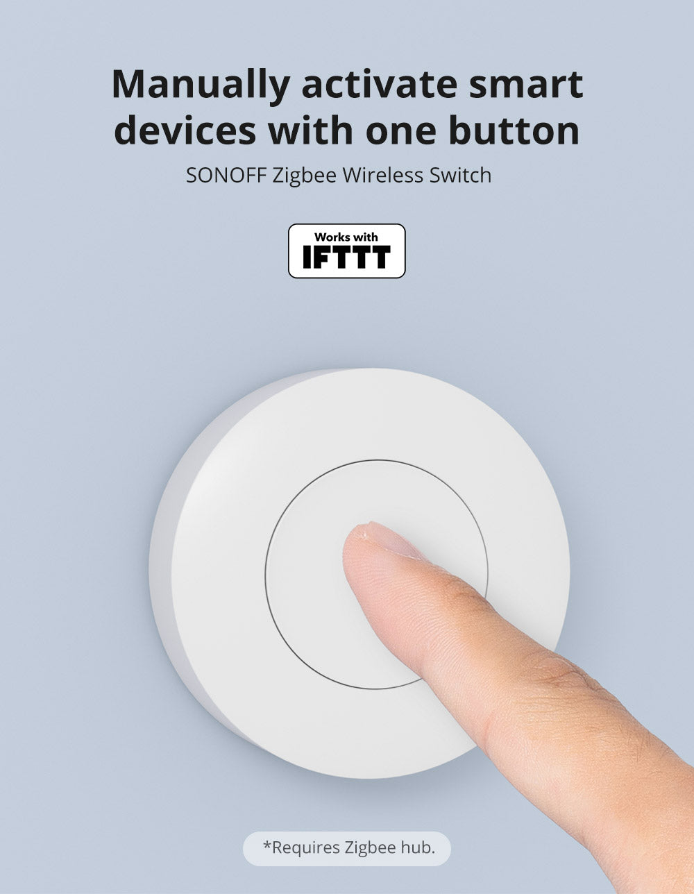 Smart Switch SNZB-01P, Zigbee 3.0, wireless