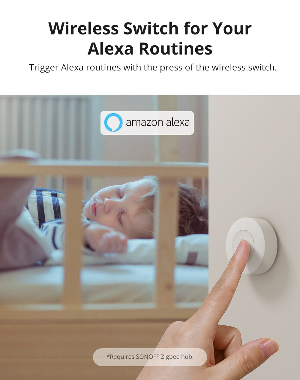 Smart Switch SNZB-01P, Zigbee 3.0, wireless