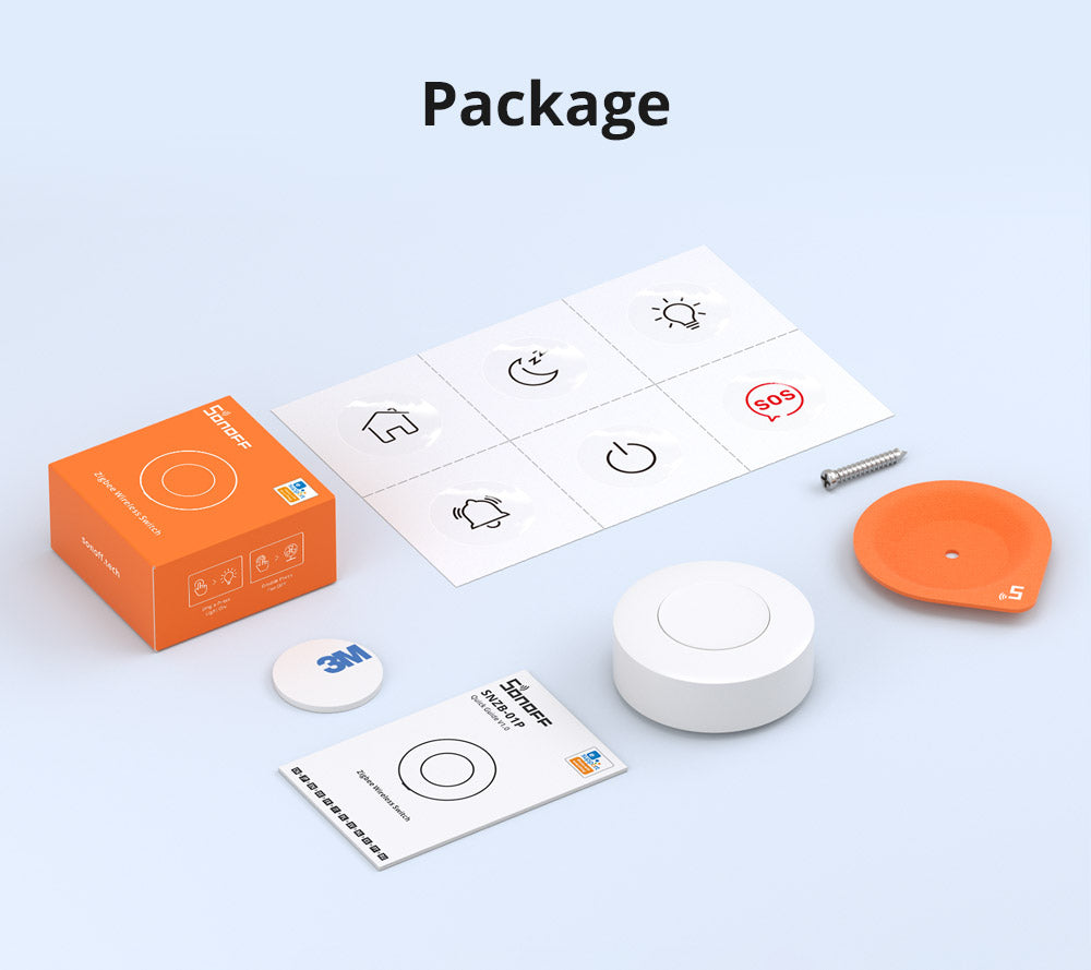 Smart Switch SNZB-01P, Zigbee 3.0, wireless