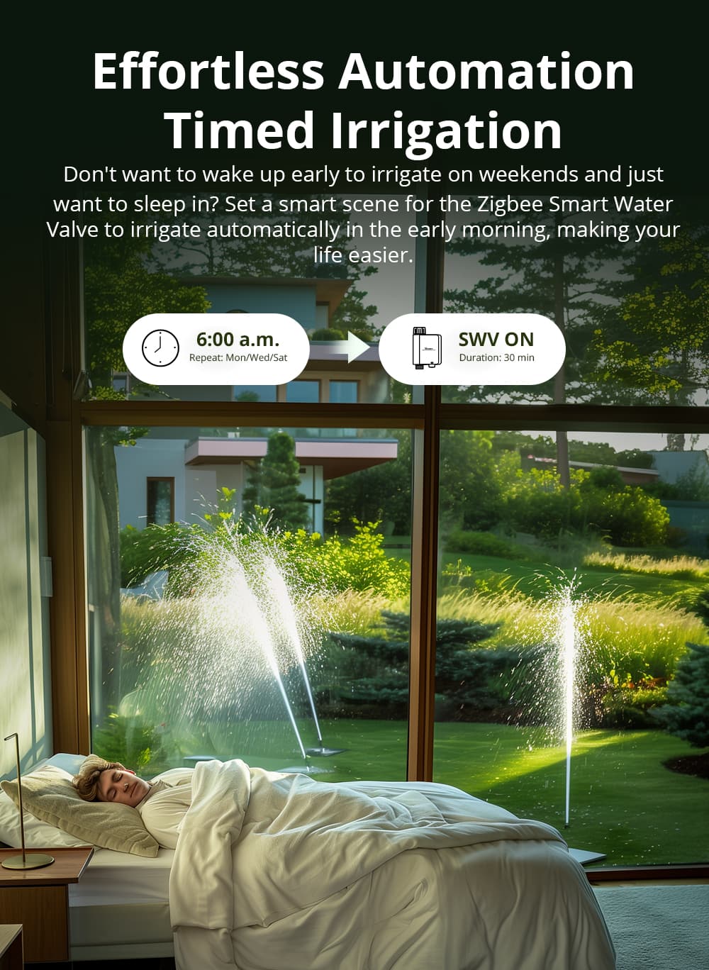 SONOFF Irrigation System with Time Planning and Quantity Control, Zigbee 3.0, SWV-BP, wireless