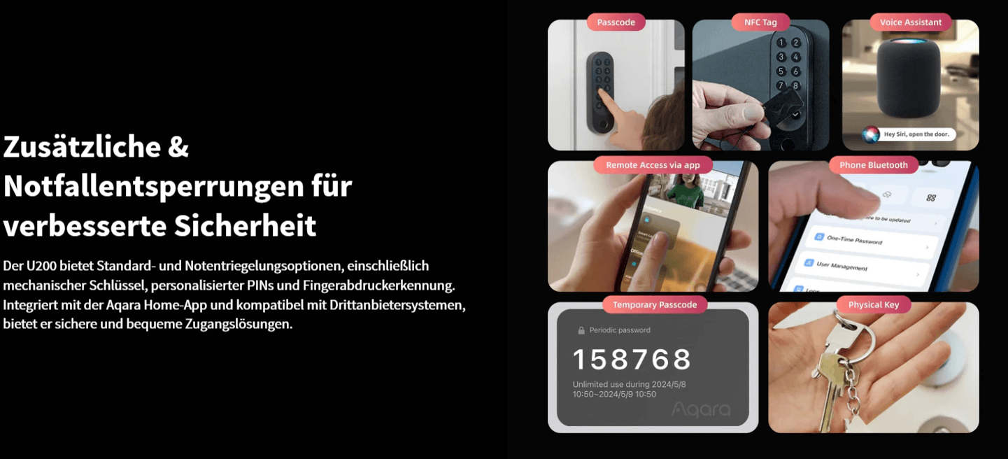Aqara Smart Lock U200 – Intelligent security for your home