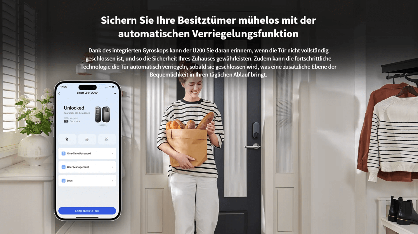 Aqara Smart Lock U200 – Intelligent security for your home