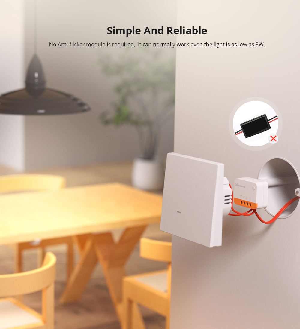 SONOFF Zigbee Smart Switch ZBMINIL2, no neutral wire required! Double pack