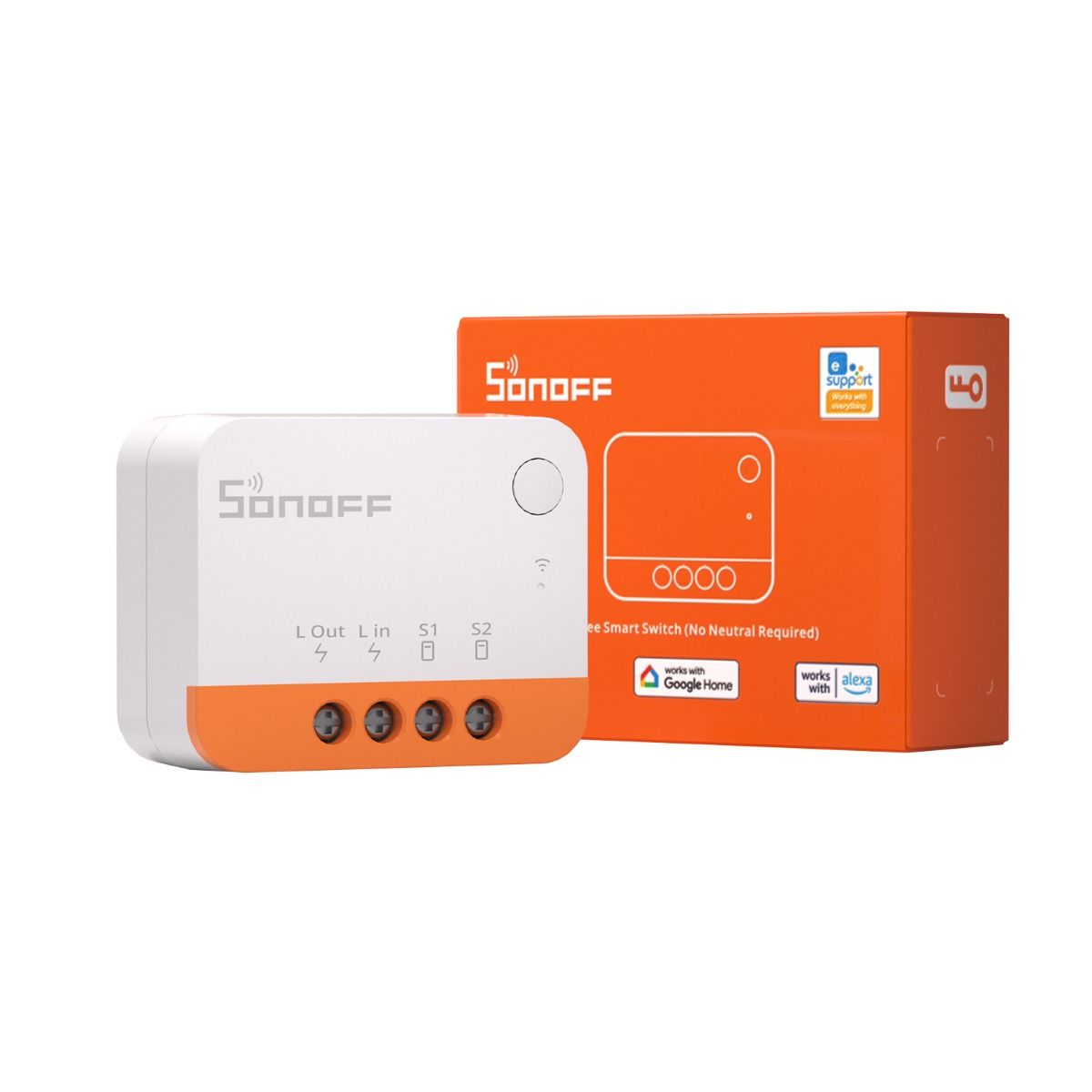 SONOFF Zigbee Smart Switch ZBMINIL2, no neutral wire required!