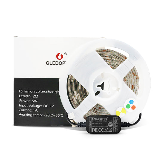 GLEDOPTO GL-MC-001PK Zigbee RGB+CCT LED-Strip Starter-Kit IP20