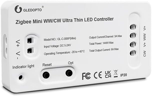 GLEDOPTO GL-C-006P (Mini) Zigbee Pro WW/CW LED Controller