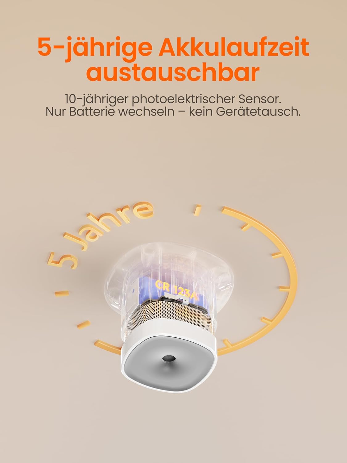 Zigbee 3.0 smoke detector from Heiman HS1SA-E