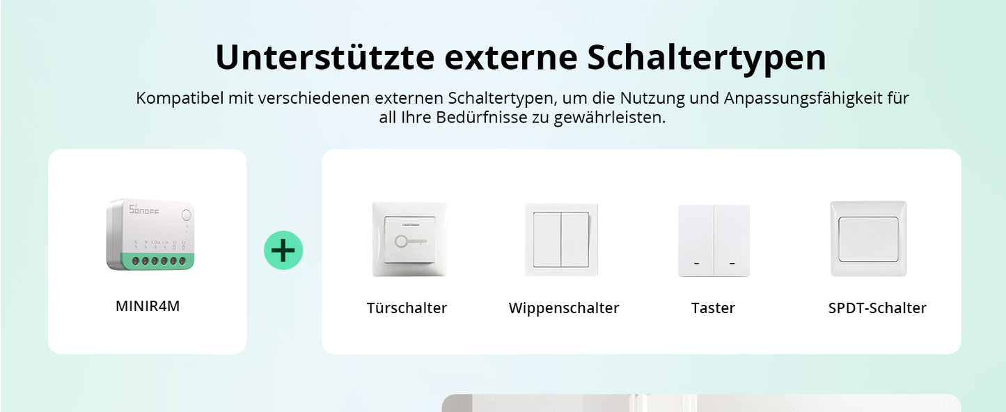 SONOFF MINIR4M Matter Wifi Smart Relay Switch,