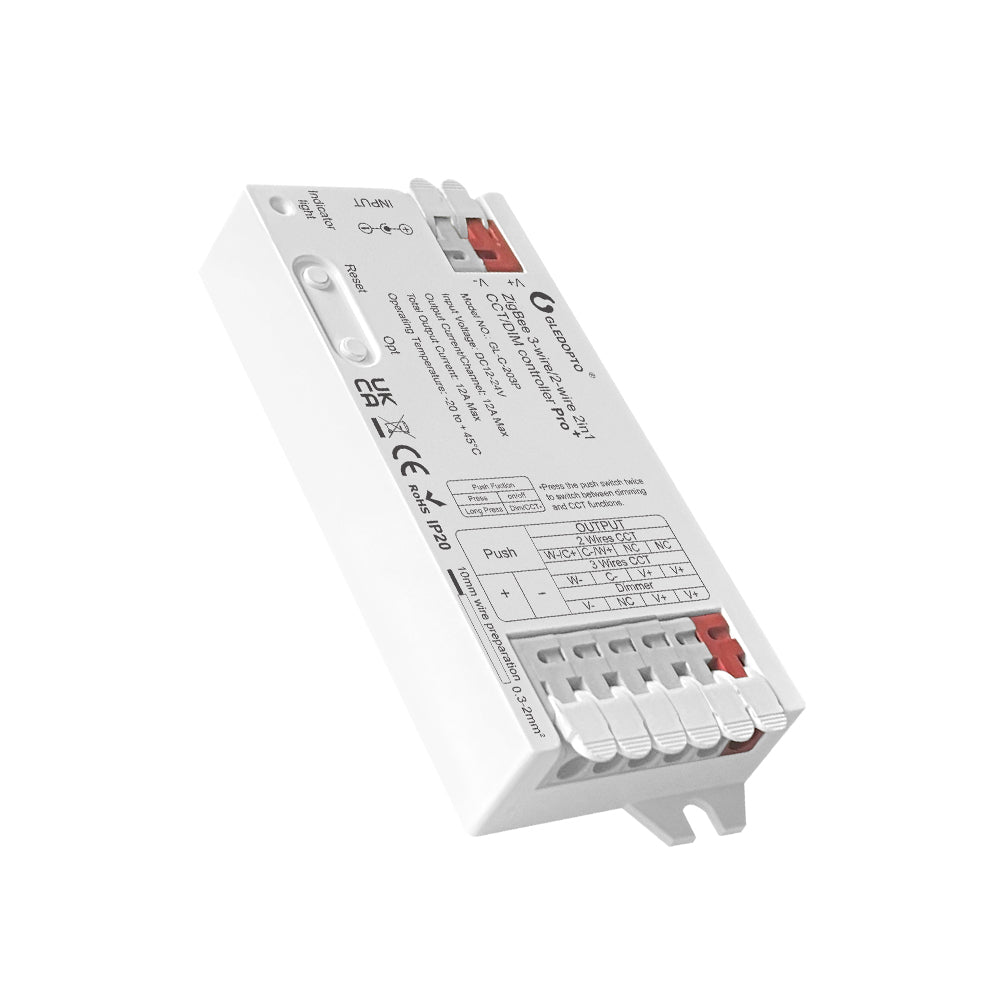 GLEDOPTO GL-C-203P Zigbee Pro+ 2-in-1 CCT/DIM LED-Controller