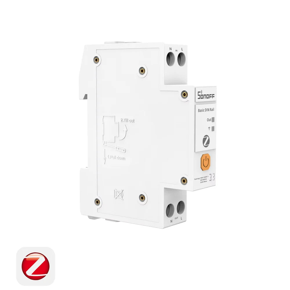 SONOFF BASIC-ZB1GSP Zigbee Smart-Schalter für die DIN-Schiene