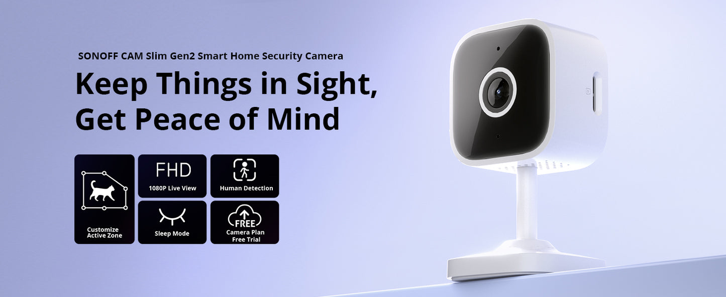 Sicherheitskamera Wi-Fi Sonoff CAM-S2