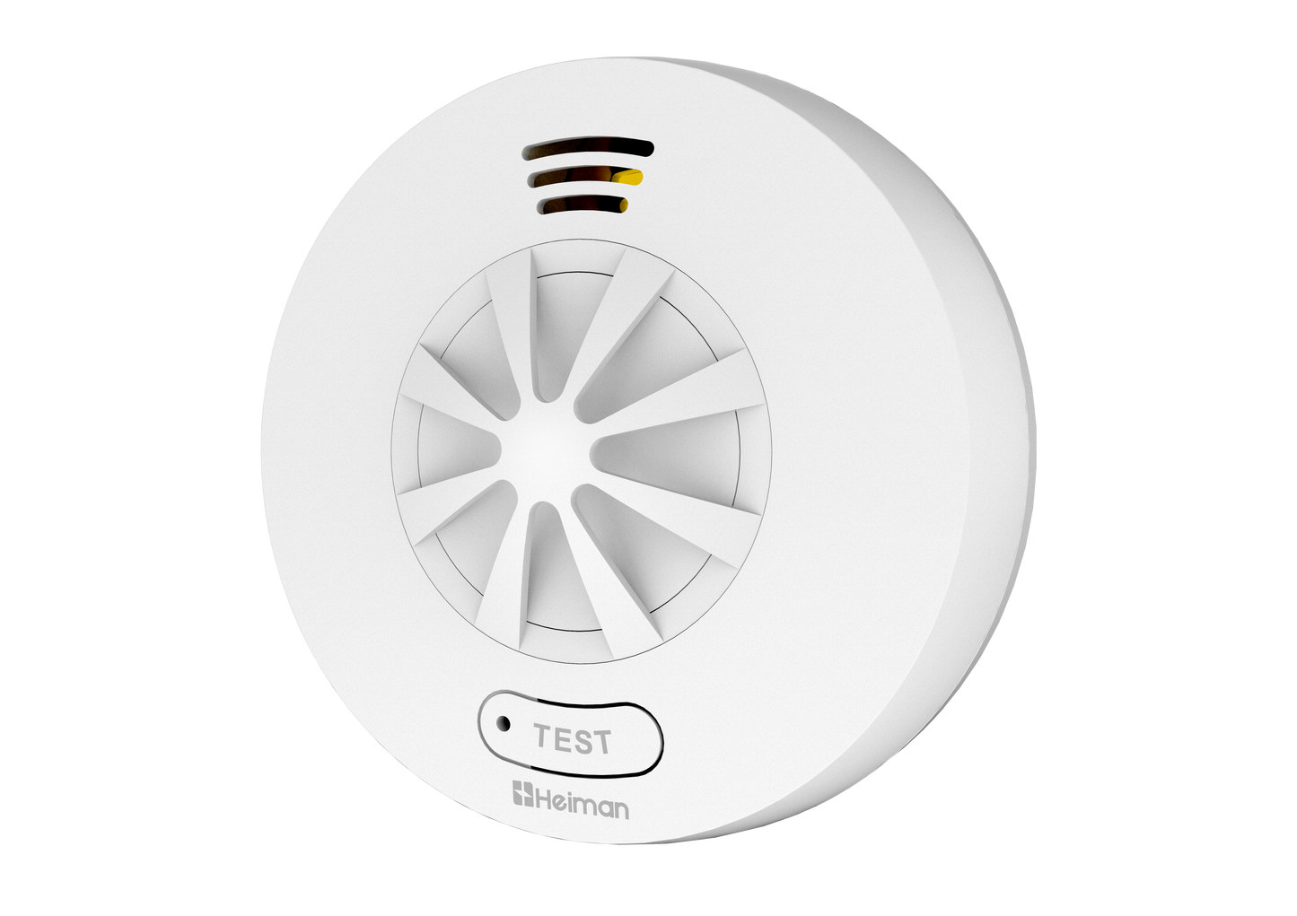 Heiman HM-5HW-T Funk-Hitzewarnmelder – vernetzbarer Wärmemelder mit 10-Jahres-Batterie