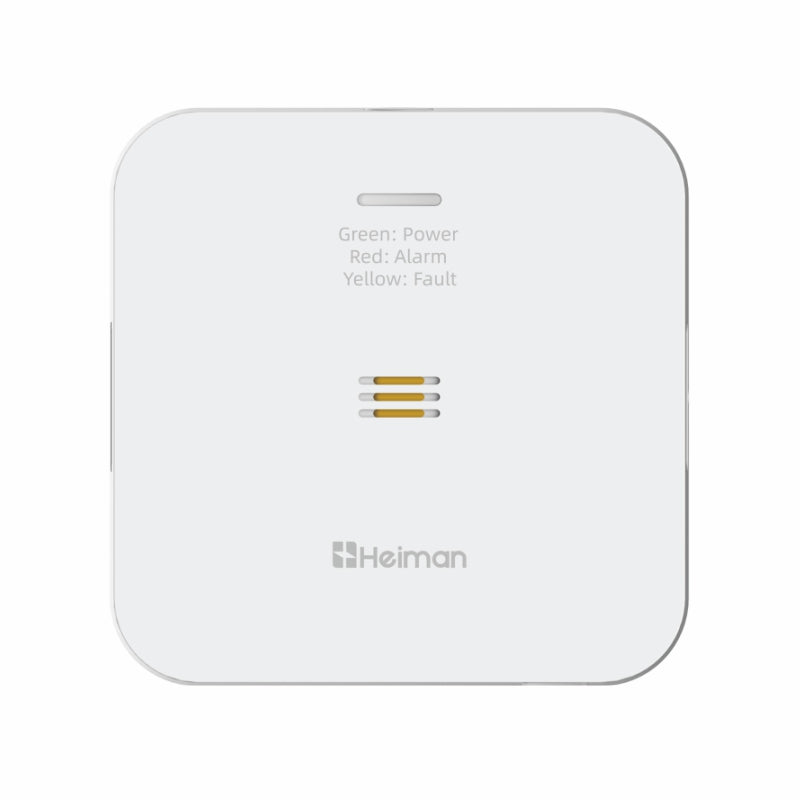 Heiman HM-720-ES-WE Funkvernetzter CO-Melder – gruppenfähiger Kohlenmonoxidmelder