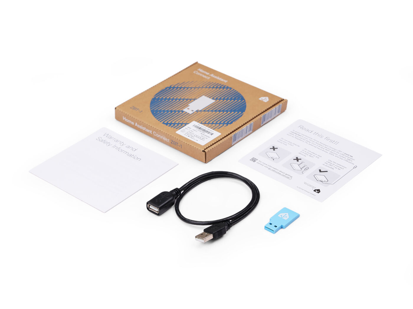Home Assistant Connect-ZBT-1 Paketinhalt