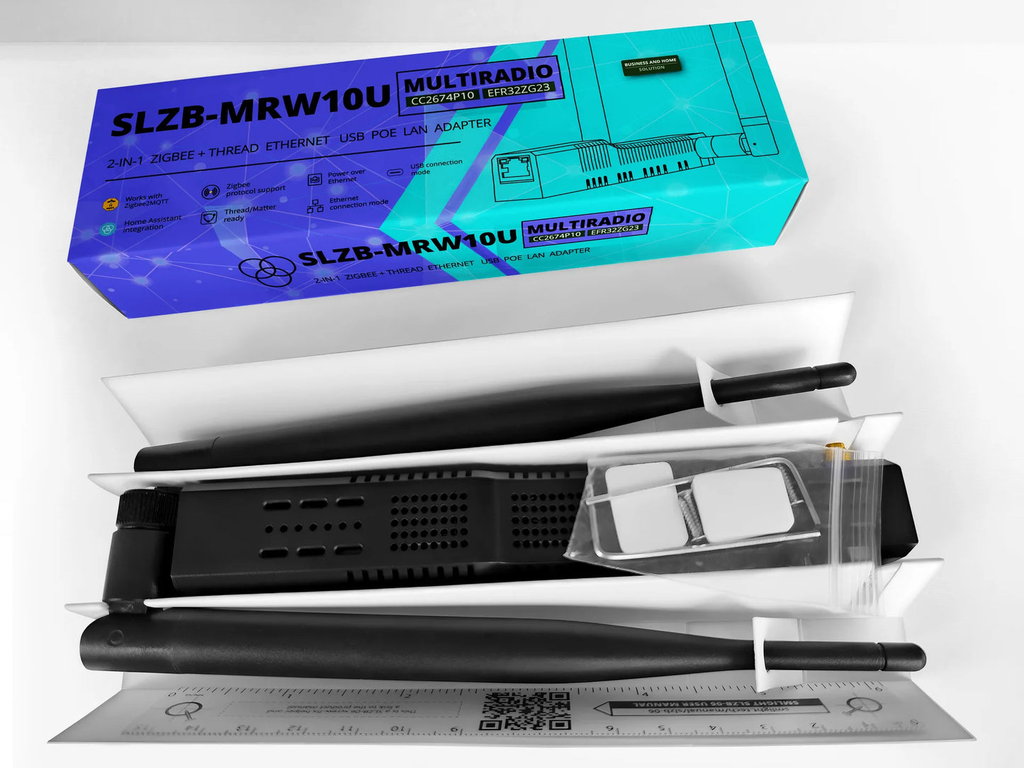 SMLIGHT SLZB-MRW10 – Multiradio PoE Adapter, Zigbee, Thread, Z-Wave