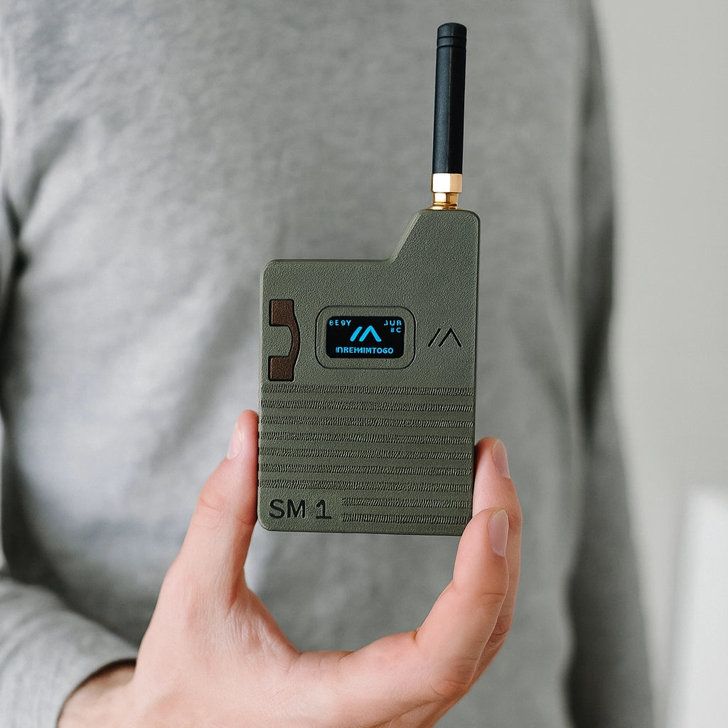 Meshtastic Heltec V3 Node mit Slim-Gehäuse