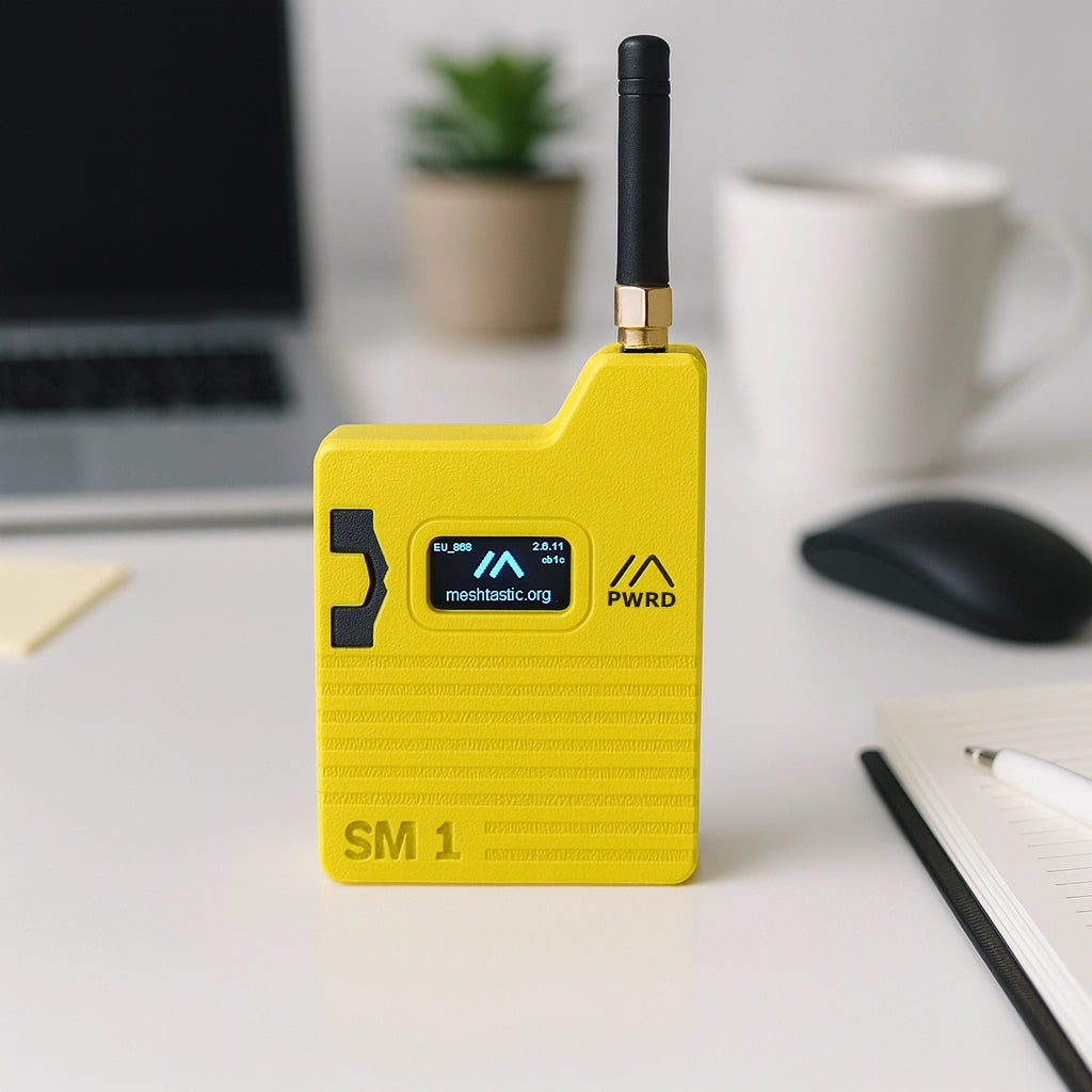 Meshtastic Heltec V3 Node mit Slim-Gehäuse