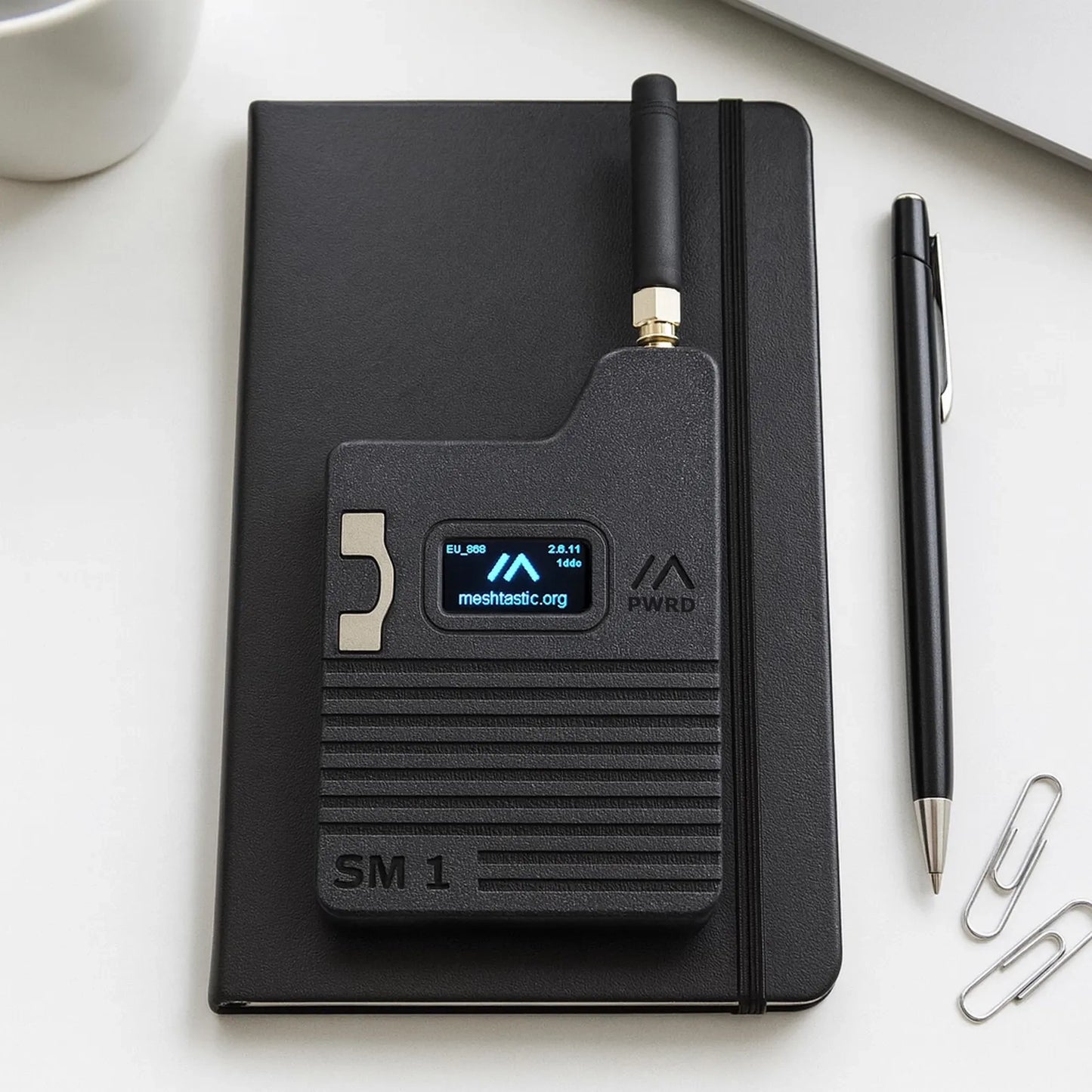 Meshtastic Heltec V3 Node mit Slim-Gehäuse