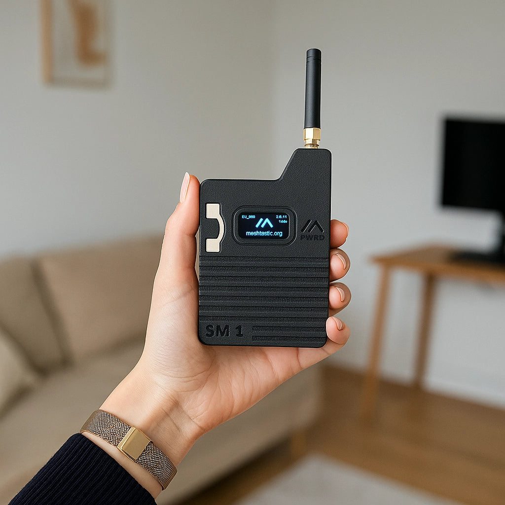 Meshtastic Heltec V3 Node mit Slim-Gehäuse