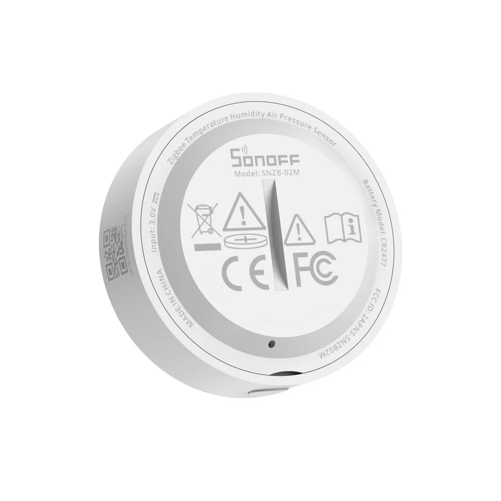 SONOFF SNZB-02M Zigbee Luftdruck-, Temperatur- und Luftfeuchtigkeitssensor
