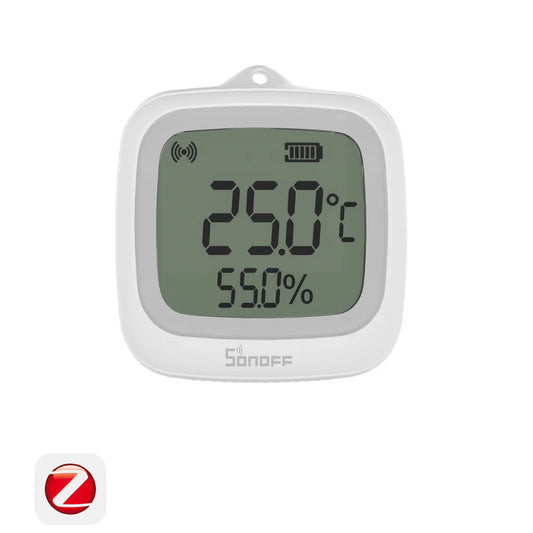 Temperatur- und Luftfeuchtigkeitssensor Zigbee Sonoff SNZB-02WD IP65 mit LCD