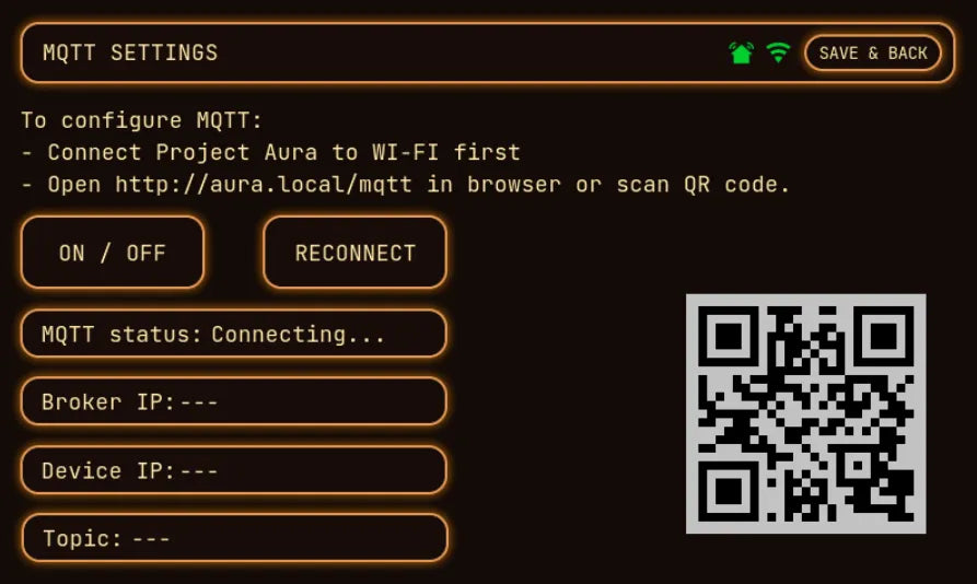 Luftsensor "Project AURA" - Electronic Parts Kit - Reservierung