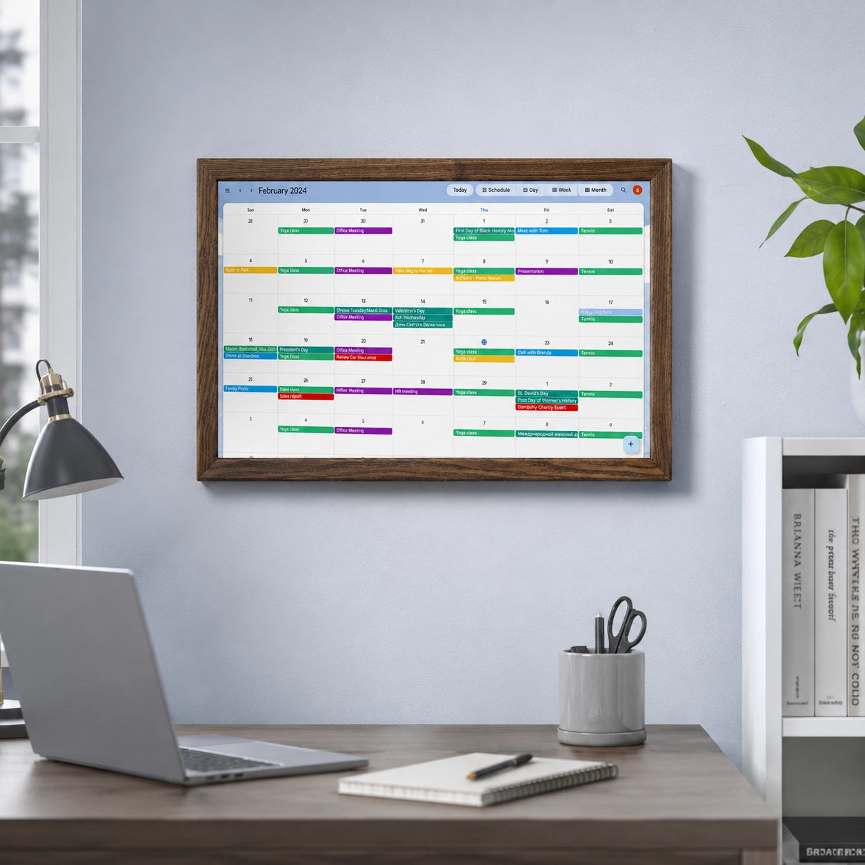 24-Zoll Android Touchscreen Display – Smart Home Dashboard mit Widgets