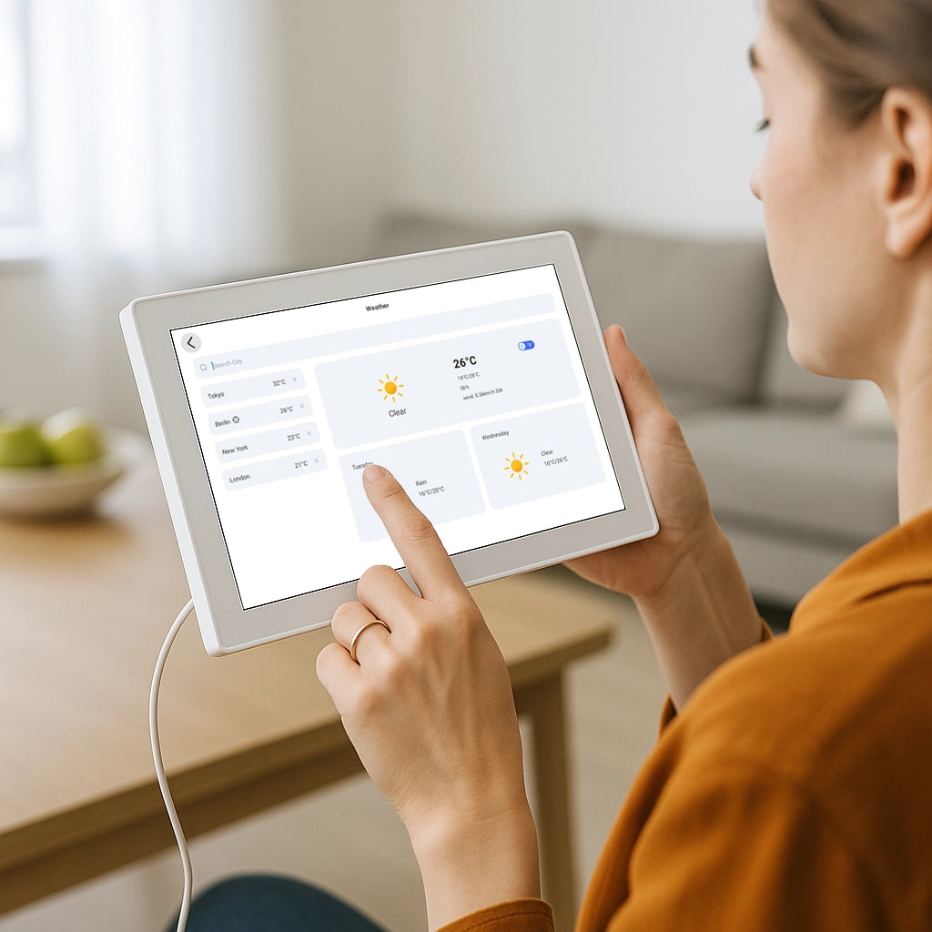 Digitaler Familienkalender mit Wi-Fi-Sync