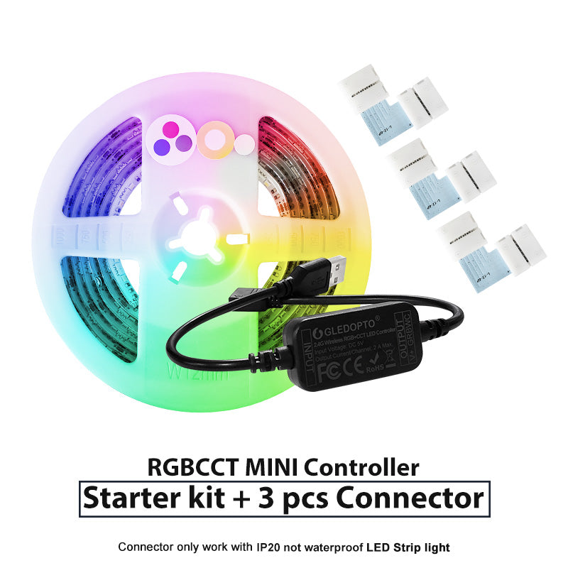 GLEDOPTO GL-MC-001PK Zigbee RGB+CCT LED-Strip Starter-Kit IP20