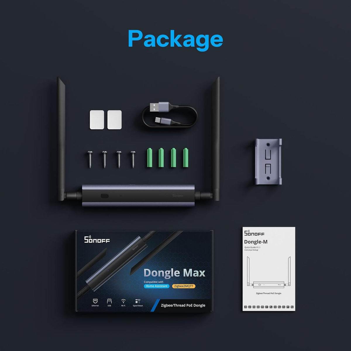 SONOFF Dongle Max – Produktansicht 4 (Modellabbildung)