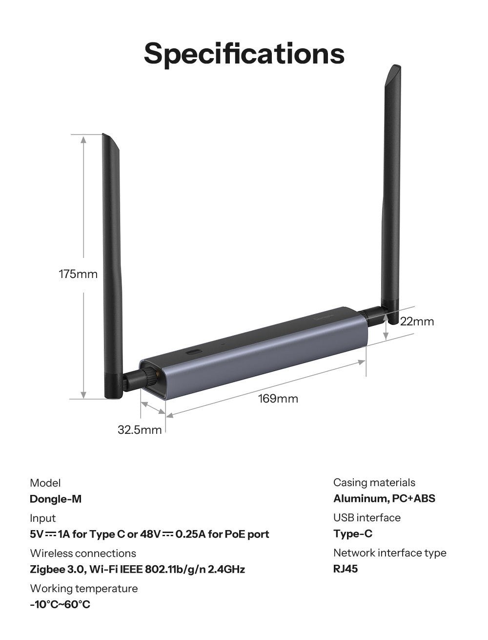 SONOFF Dongle Max – Produktansicht 9 (Modellabbildung)