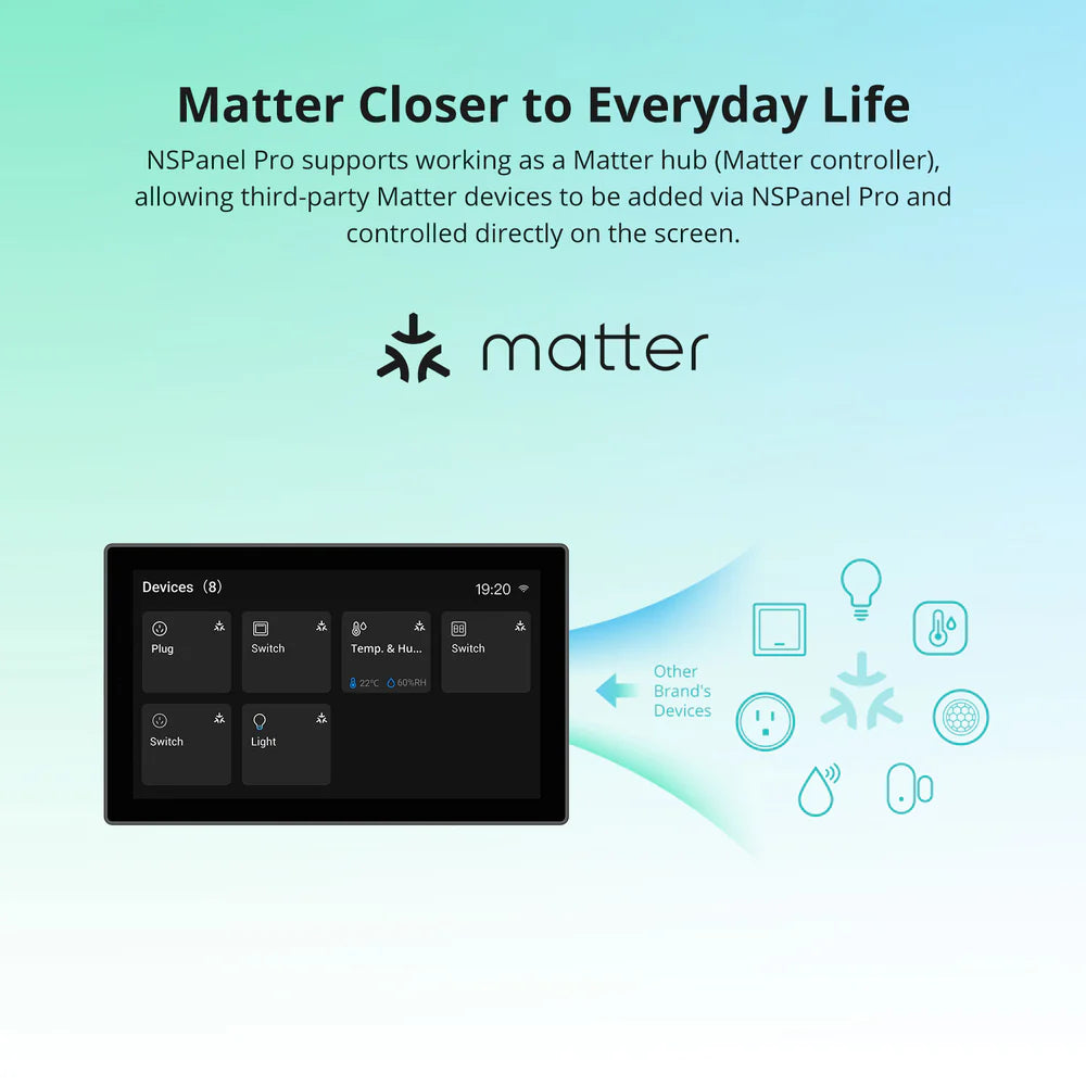 SONOFF NSPanel Pro 120 Steuerpanel (schwarz)